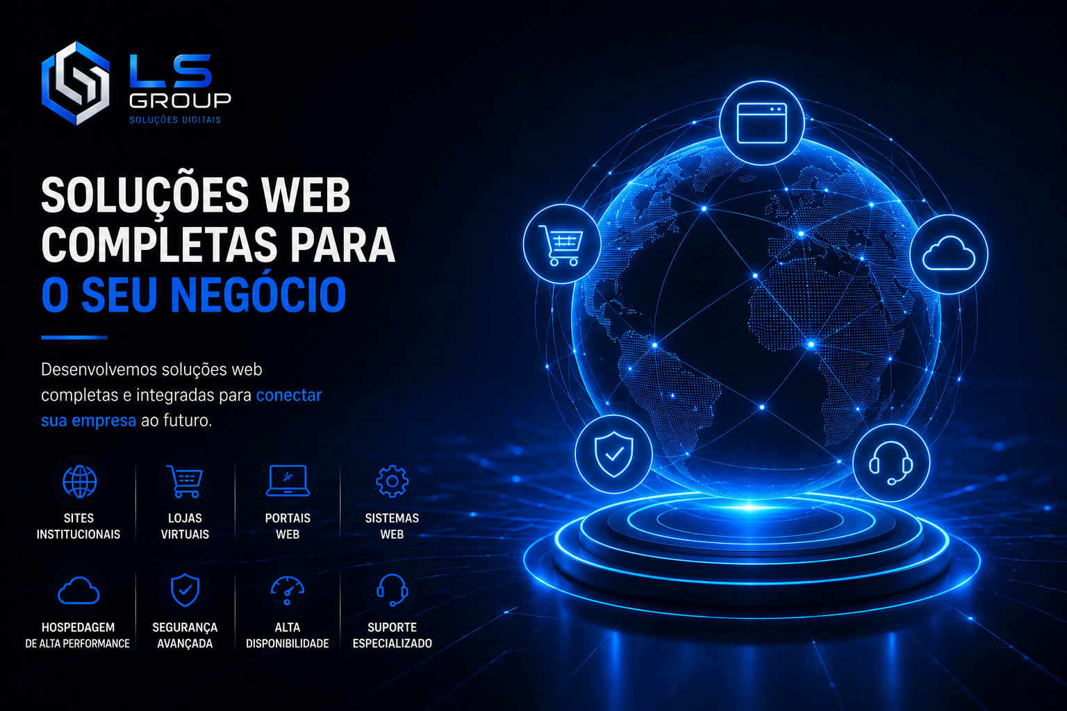 Ecossistema de soluções web da LS Group